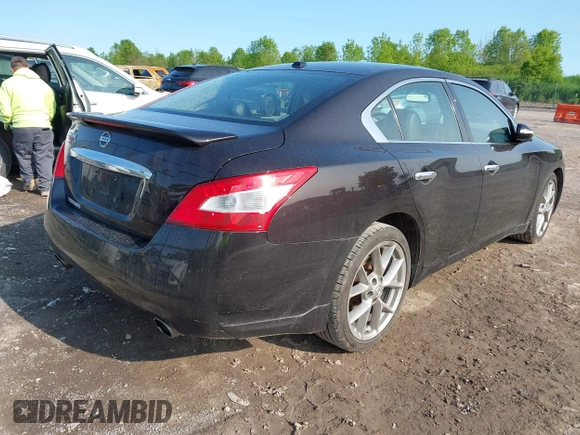 2011 Nissan Maxima SV with VIN 1N4AA5AP5BC853124, listed as a IAAI auction lot 42391492 with 152,097 mi miles and . Bid and sale history available at DreamBid. Image 4.