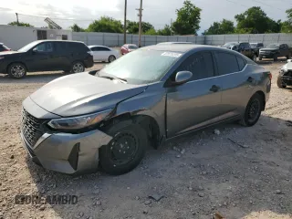 2024 Nissan Sentra S with VIN 3N1AB8BV2RY204097, listed as a Copart auction lot 57675205 with 15,676 mi miles and Salvage title. Bid and sale history available at DreamBid. Image 1.