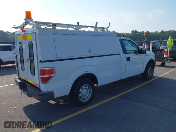 2010 Ford F-150 XL with VIN 1FTMF1CWXAKA46673, listed as a IAAI auction lot 42595017 with 127,715 mi miles and . Bid and sale history available at DreamBid. Image 4.