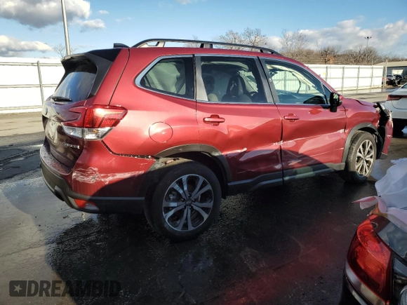 2024 Subaru Forester Limited with VIN JF2SKALC1RH458967, listed as a Copart auction lot 85831494 with 0 mi miles and Salvage Title. Bid and sale history available at carsss.com. Image 3.