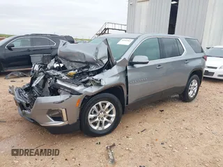 2023 Chevrolet Traverse LS with VIN 1GNERFKW1PJ246437, listed as a IAAI auction lot 41944069 with 23,618 mi miles. Bid and sale history available at carsss.com. Image 22.