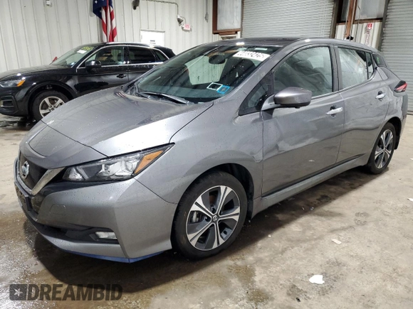 2021 Nissan LEAF SV Plus z VIN 1N4BZ1CV6MC553676, wystawiony jako Copart lot #44032425 z przebiegiem 50 709 mil mil oraz Czysty tytuł • Clean title. Historia ofert i sprzedaży dostępna na DreamBid. Obrazek 1.