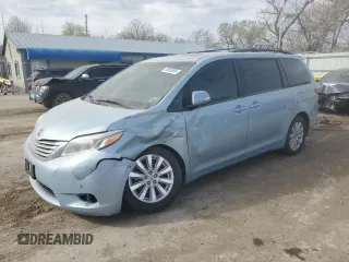 2017 Toyota Sienna with VIN 5TDDZ3DC0HS186516, listed as a Copart auction lot 50358685 with 154,348 mi miles and Salvage Title. Bid and sale history available at DreamBid. Image 1.