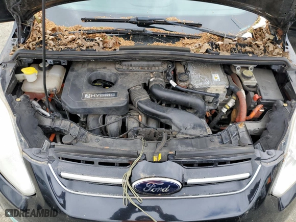 2013 Ford C-Max Energi SEL with VIN 1FADP5CU3DL530966, listed as a Copart auction lot 47687435 with 142,880 mi miles and Non Repairable. Bid and sale history available at carsss.com. Image 12.