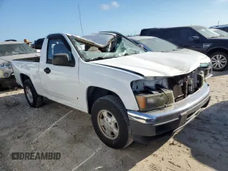 2006 GMC Canyon Work Truck with VIN 1GTCS148768285500, listed as a Copart auction lot 76156584 with 0 mi miles and Salvage Title. Bid and sale history available at carsss.com. Image 4.
