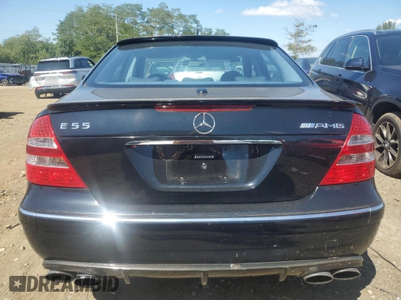 2005 Mercedes-Benz E-Class 5.5L AMG with VIN WDBUF76J85A775915, listed as a Copart auction lot 69093134 with 125,841 mi miles and Clean Title. Bid and sale history available at carsss.com. Image 6.