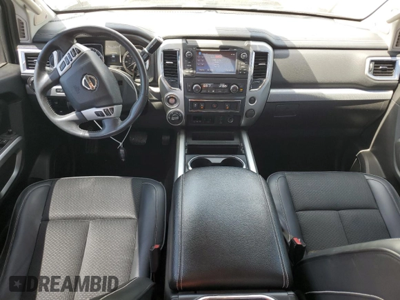 2017 Nissan Titan SV with VIN 1N6AA1E53HN570453, listed as a Copart auction lot 52941025 with 146,705 mi miles and Salvage title. Bid and sale history available at DreamBid. Image 8.