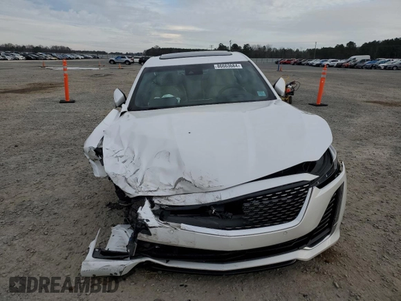 2020 Cadillac CT5 Premium Luxury with VIN 1G6DT5RK4L0120627, listed as a Copart auction lot 86663684 with 84,823 mi miles and Salvage Title. Bid and sale history available at DreamBid. Image 5.