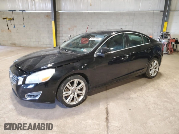 2012 Volvo S60 T6 with VIN YV1902FH5C2089745, listed as a Copart auction lot 50511985 with 148,042 mi miles and Salvage Title. Bid and sale history available at carsss.com. Image 1.