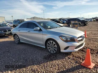 2018 Mercedes-Benz CLA 250 with VIN WDDSJ4EB2JN655391, listed as a Copart auction lot 42583104 with 7,022 mi miles and . Bid and sale history available at DreamBid. Image 4.