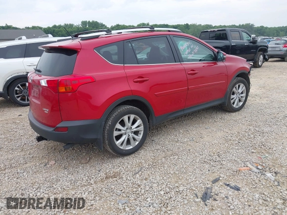 2015 Toyota RAV4 Limited with VIN 2T3DFREVXFW389677, listed as a IAAI auction lot 42699984 with 45,355 mi miles and . Bid and sale history available at DreamBid. Image 4.