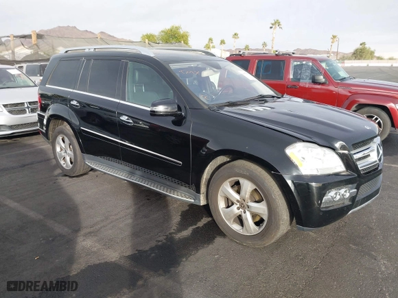 2011 Mercedes-Benz GL-Class GL 450 with VIN 4JGBF7BE1BA752615, listed as a IAAI auction lot 41075508 with 165,605 mi miles. Bid and sale history available at carsss.com. Image 1.