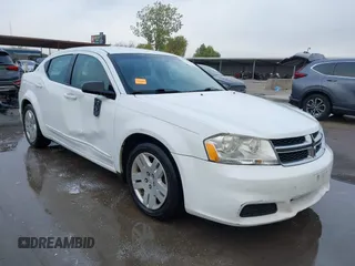 2012 Dodge Avenger SE with VIN 1C3CDZAG1CN251932, listed as a IAAI auction lot 41161291 with 95,481 mi miles and . Bid and sale history available at DreamBid. Image 1.