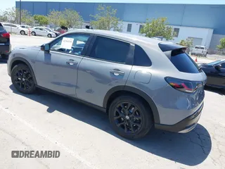 2024 Honda HR-V Sport with VIN 3CZRZ1H52RM729575, listed as a IAAI auction lot 42360144 with 10,906 mi miles and . Bid and sale history available at DreamBid. Image 3.