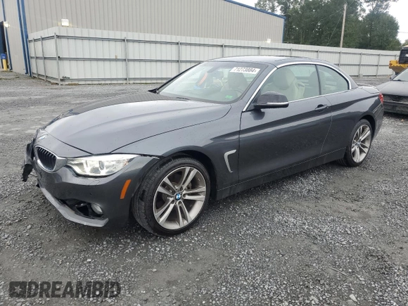 2014 BMW 4 Series 428i xDrive with VIN WBA3T1C58EPS98164, listed as a Copart auction lot 71273804 with 53,836 mi miles and Salvage Title. Bid and sale history available at carsss.com. Image 1.