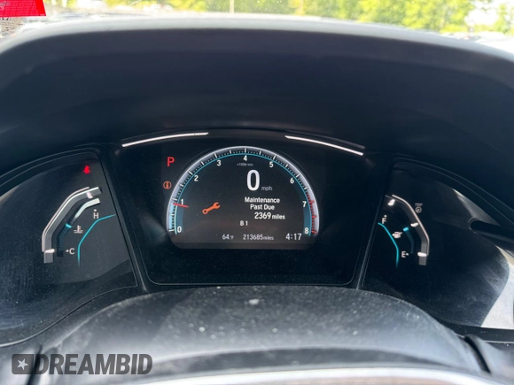 2020 Honda Civic LX z VIN 2HGFC2F6XLH501357, wystawiony jako Copart lot #59871375 z przebiegiem 213 685 mil mil oraz Czysty tytuł • Clean title. Historia ofert i sprzedaży dostępna na DreamBid. Obrazek 8.