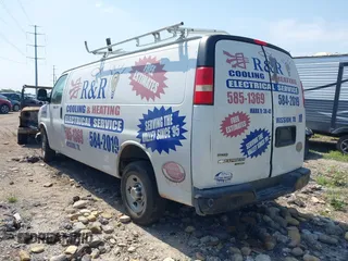 2011 Chevrolet Express Cargo with VIN 1GCWGGCA2B1129681, listed as a IAAI auction lot 42108056 with Not provided miles and . Bid and sale history available at DreamBid. Image 3.