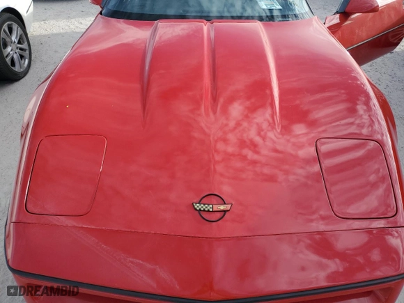 1986 Chevrolet Corvette with VIN 1G1YY6782G5905355, listed as a Copart auction lot 76673324 with 45,123 mi miles and Salvage Title. Bid and sale history available at carsss.com. Image 11.