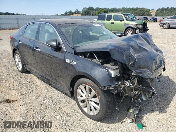 2018 Kia Optima EX with VIN 5XXGU4L39JG244603, listed as a Copart auction lot 60229675 with 123,677 mi miles and Salvage title. Bid and sale history available at DreamBid. Image 4.