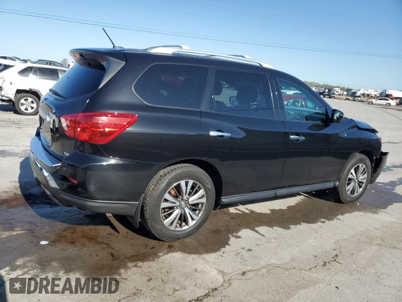 2017 Nissan Pathfinder Platinum with VIN 5N1DR2MN2HC659390, listed as a Copart auction lot 51912645 with 96,081 mi miles and Salvage Title. Bid and sale history available at carsss.com. Image 3.