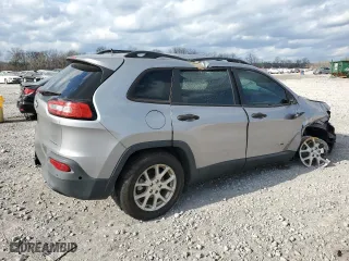 2015 Jeep Cherokee Sport with VIN 1C4PJLAB5FW762226, listed as a Copart auction lot 43480795 with 120,250 mi miles and Salvage Title. Bid and sale history available at carsss.com. Image 3.