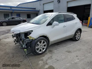 2017 Buick Encore Premium with VIN KL4CJDSB1HB022857, listed as a Copart auction lot 76746504 with 34,180 mi miles and Salvage Title. Bid and sale history available at carsss.com. Image 1.