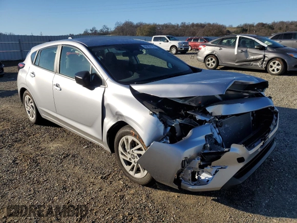 2024 Subaru Impreza with VIN JF1GUABC4R8902557, listed as a Copart auction lot 89189195 with 1,385 mi miles and Salvage Title. Bid and sale history available at carsss.com. Image 4.