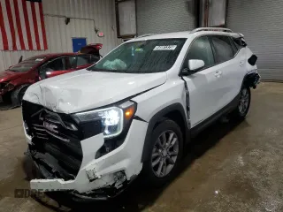 2023 GMC Terrain SLT z VIN 3GKALPEG8PL171459, wystawiony jako Copart lot #54591375 z przebiegiem 48 962 mil mil oraz Szkoda całkowita • Salvage title. Historia ofert i sprzedaży dostępna na DreamBid. Obrazek 1.