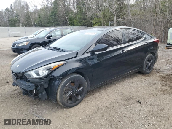 2015 Hyundai Elantra SE with VIN 5NPDH4AE0FH581670, listed as a Copart auction lot 53033405 with 151,470 mi miles and Clean Title. Bid and sale history available at DreamBid. Image 1.