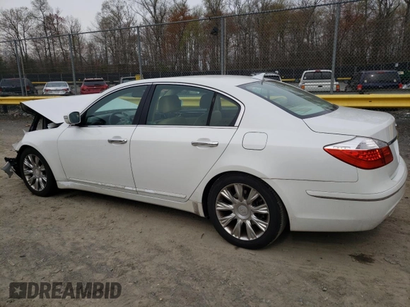 2011 Hyundai Genesis with VIN KMHGC4DE3BU143308, listed as a Copart auction lot 51416025 with 98,377 mi miles and Salvage Title. Bid and sale history available at carsss.com. Image 2.