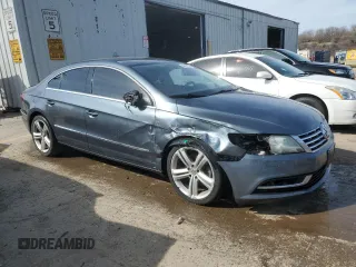 2013 Volkswagen CC R-Line with VIN WVWBP7AN6DE547029, listed as a Copart auction lot 46512734 with 119,443 mi miles and Salvage Title. Bid and sale history available at DreamBid. Image 4.