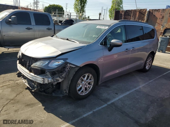 2021 Chrysler Voyager LXI with VIN 2C4RC1DG4MR534139, listed as a Copart auction lot 52035785 with 79,644 mi miles and Salvage Title. Bid and sale history available at carsss.com. Image 1.