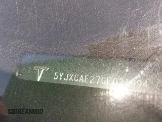 2016 Tesla Model X 70D z VIN 5YJXCAE27GF021994, wystawiony jako IAAI lot #41976475 z przebiegiem 70 771 mil mil oraz . Historia ofert i sprzedaży dostępna na DreamBid. Obrazek 9.