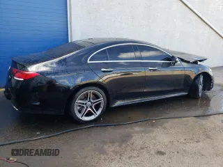 2019 Mercedes-Benz CLS with VIN WDD2J5KB7KA039480, listed as a Copart auction lot 69989344 with 37,854 mi miles and Clean Title. Bid and sale history available at carsss.com. Image 3.