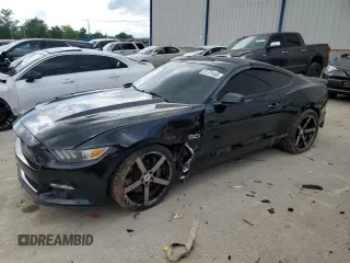 2015 Ford Mustang GT with VIN 1FA6P8CF7F5317859, listed as a Copart auction lot 57721495 with 125,668 mi miles and Salvage title. Bid and sale history available at DreamBid. Image 1.
