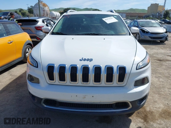 2016 Jeep Cherokee Limited with VIN 1C4PJLDB3GW221804, listed as a IAAI auction lot 41975767 with 126,883 mi miles. Bid and sale history available at carsss.com. Image 6.