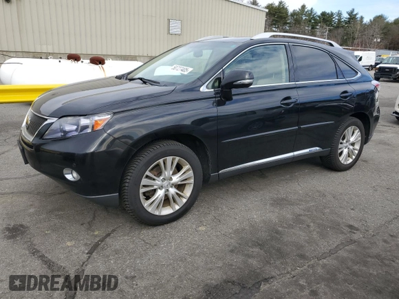 2011 Lexus RX 450h with VIN JTJBC1BA8B2043548, listed as a Copart auction lot 50727405 with 157,839 mi miles and Salvage Title. Bid and sale history available at DreamBid. Image 1.