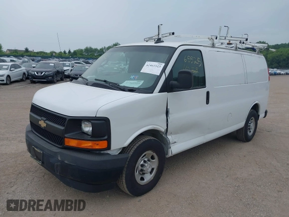 2017 Chevrolet Express Cargo z VIN 1GCWGAFF4H1241069, wystawiony jako IAAI lot #42465525 z przebiegiem 89 006 mil mil oraz . Historia ofert i sprzedaży dostępna na DreamBid. Obrazek 17.
