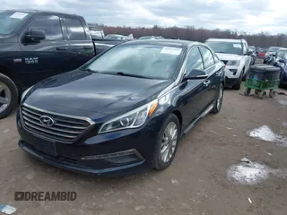 2015 Hyundai Sonata Limited with VIN 5NPE34AF0FH043630, listed as a IAAI auction lot 41825927 with 129,367 mi miles and . Bid and sale history available at carsss.com. Image 19.