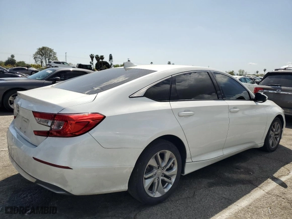 2018 Honda Accord Sedan LX 1.5T with VIN 1HGCV1F12JA156607, listed as a Copart auction lot 51861555 with 87,523 mi miles and Salvage Title. Bid and sale history available at carsss.com. Image 3.