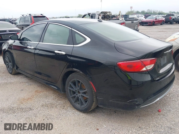 2015 Chrysler 200 Limited with VIN 1C3CCCAB8FN604000, listed as a IAAI auction lot 42026085 with 217,861 mi miles. Bid and sale history available at carsss.com. Image 3.