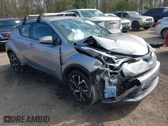 2018 Toyota C-HR XLE with VIN NMTKHMBX6JR057321, listed as a IAAI auction lot 41894322 with 50,606 mi miles. Bid and sale history available at carsss.com. Image 1.