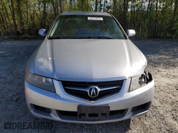 2004 Acura TSX w/Navigation with VIN JH4CL96964C042030, listed as a Copart auction lot 53774615 with 257,635 mi miles and Salvage title. Bid and sale history available at DreamBid. Image 5.