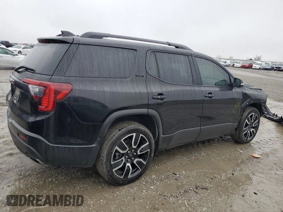2021 GMC Acadia SLE with VIN 1GKKNKLS9MZ174576, listed as a Copart auction lot 44531895 with 59,140 mi miles and Salvage Title. Bid and sale history available at DreamBid. Image 3.