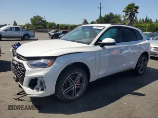 2024 Audi Q5 S line Premium Plus with VIN WA1E2AFY9R2112830, listed as a Copart auction lot 57494835 with Not provided miles and Salvage title. Bid and sale history available at DreamBid. Image 1.