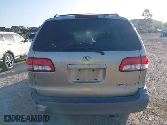 2003 Toyota Sienna CE with VIN 4T3ZF19C23U534111, listed as a IAAI auction lot 41951281 with 281,361 mi miles. Bid and sale history available at carsss.com. Image 16.