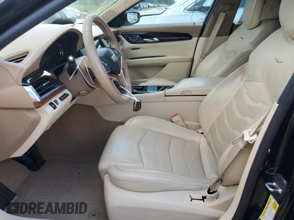2017 Cadillac CT6 Platinum AWD with VIN 1G6KN5R63HU161464, listed as a Copart auction lot 57195264 with 80,718 mi miles and Salvage title. Bid and sale history available at DreamBid. Image 7.