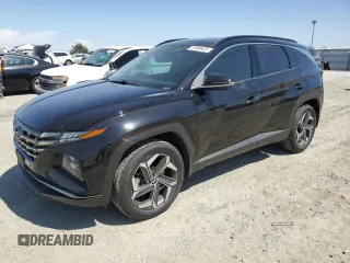 2023 Hyundai Tucson Limited with VIN KM8JECA18PU098806, listed as a Copart auction lot 61809425 with 100,997 mi miles and Salvage title. Bid and sale history available at DreamBid. Image 1.