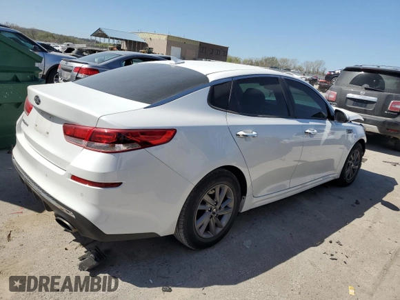 2020 Kia Optima LX with VIN 5XXGT4L34LG426831, listed as a Copart auction lot 52704855 with 88,359 mi miles and Salvage title. Bid and sale history available at DreamBid. Image 3.