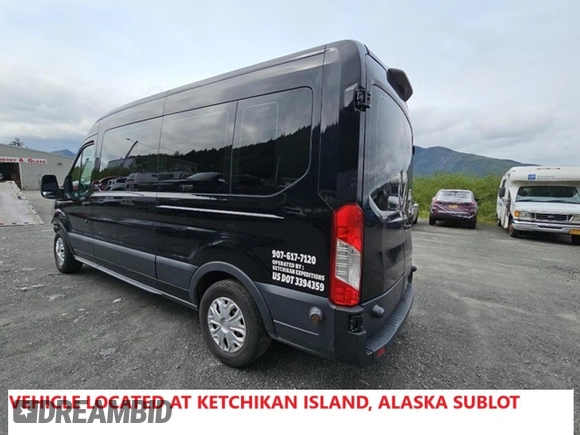 2018 Ford Transit Passenger XL with VIN 1FBAX2CM3JKA84979, listed as a Copart auction lot 59193135 with 65,920 mi miles and Salvage title. Bid and sale history available at DreamBid. Image 2.